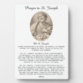 Ancient katholiek gebed in St. Joseph Fotoplaat (voorkant)