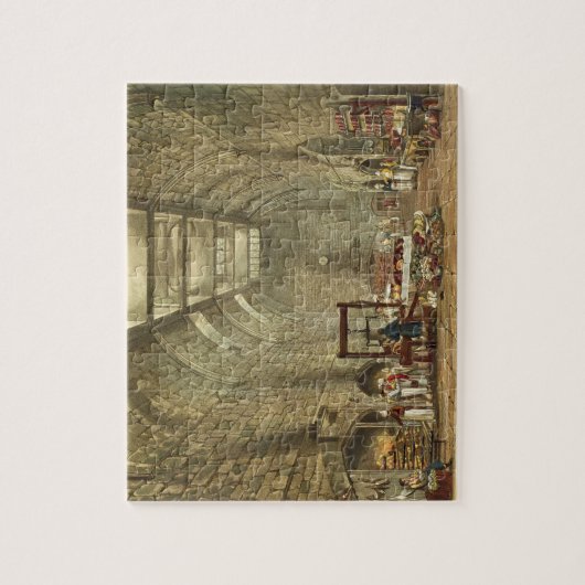 Ancient Kitchen, Windsor Castle, gegraveerd door W Legpuzzel (Verticaal)