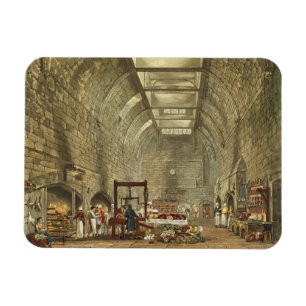 Ancient Kitchen, Windsor Castle, gegraveerd door W Magneet