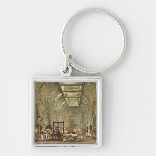 Ancient Kitchen, Windsor Castle, gegraveerd door W Sleutelhanger (Voorkant)