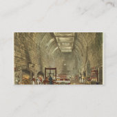Ancient Kitchen, Windsor Castle, gegraveerd door W Visitekaartje (Achterkant)