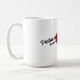 Ancient Latin Inspirational Quote Artistic Heart Koffiemok