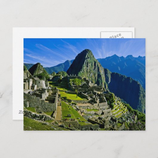 Ancient Machu Picchu, laatste toevluchtsoord van d Briefkaart (Voorkant / Achterkant)