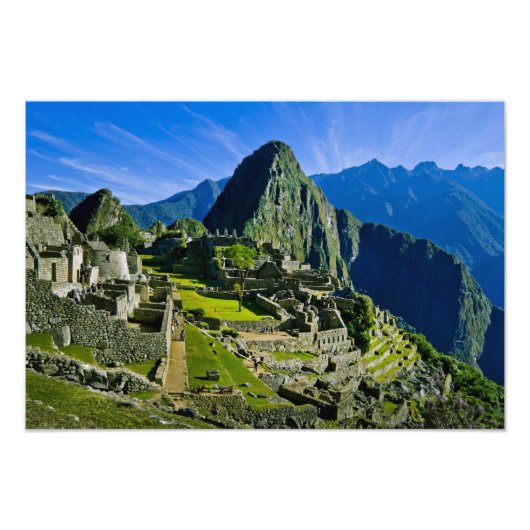 Ancient Machu Picchu, laatste toevluchtsoord van d Foto Afdruk (Voorkant)