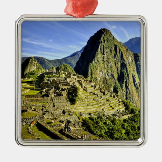 Ancient Machu Picchu, laatste toevluchtsoord van d Metalen Ornament (Voorkant)