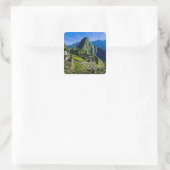 Ancient Machu Picchu, laatste toevluchtsoord van d Vierkante Sticker (Tas)