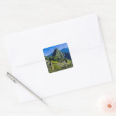 Ancient Machu Picchu, laatste toevluchtsoord van d Vierkante Sticker (Envelop)