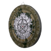Ancient Magic Pagan Pentacle Dartboard Dartbord (Voorkant Rechts)