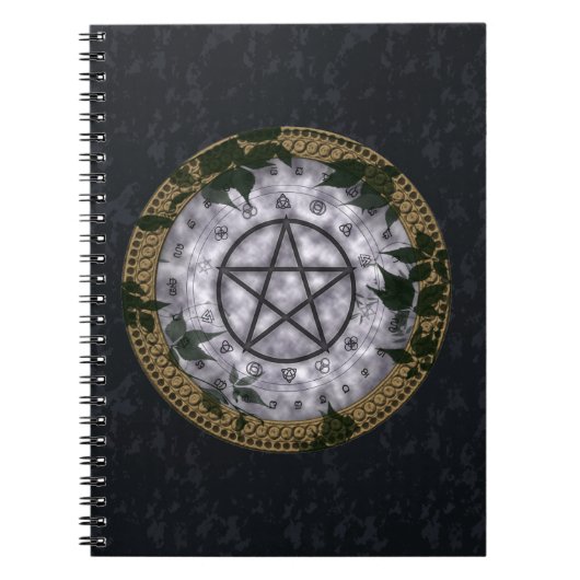 Ancient Magic Pagan Pentacle Notitieboek (Voorkant)