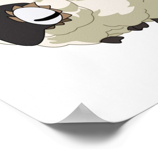 Ancient Magus Bride Axolotl en Sheep Poster (Hoek)