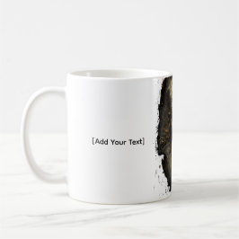 Ancient Malice Egyptian Pharaoh Black Gold Koffiemok