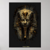Ancient Malice Egyptian Pharaoh Black Poster (Voorkant)