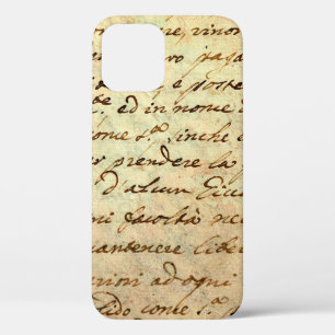 Ancient manuscript van de 1700 eeuw, met inkt gesc Case-Mate iPhone case