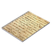 Ancient manuscript van de 1700 eeuw, met inkt gesc notitieboek (Linkerzijde)