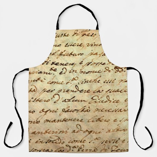 Ancient manuscript van de 1700 eeuw, met inkt gesc schort (Voorkant)