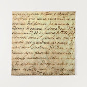 Ancient manuscript van de 1700 eeuw, met inkt gesc wandkleed (Voorkant)