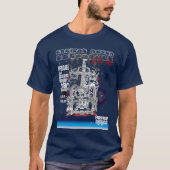 Ancient Mayan Astronaut Pacal T-shirt (Voorkant)
