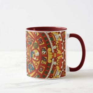 Ancient Mayan Aztec Calendar Coffee Mok Design ~