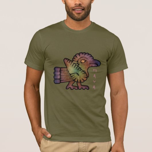 Ancient Mayan Bird T-shirt (Voorkant)
