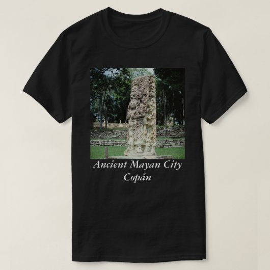 Ancient Mayan City Copan Honduras Archeological T-shirt (Design voorkant)