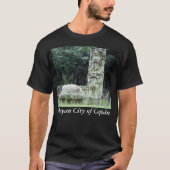 Ancient Mayan City Copan N. Western foto van Hondu T-shirt (Voorkant)