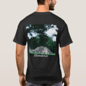 Ancient Mayan City Copan N. Western foto van Hondu T-shirt (Achterkant)