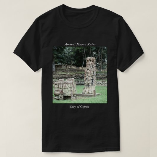 Ancient Mayan Culture Copan Ruins Honduras Classy T-shirt (Design voorkant)