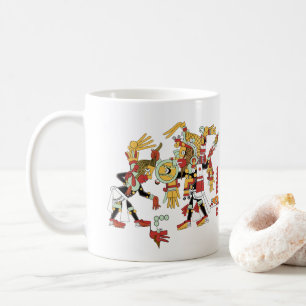 Ancient Mayan Mesoamerican Art Coffee Mok