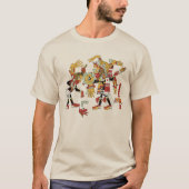 Ancient Mayan Mesoamerican Art Culture T-Shirt (Voorkant)