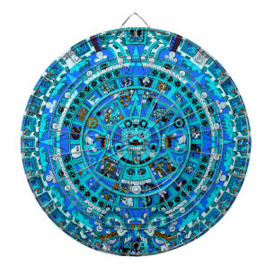 Ancient Mayan Prophetic Design Dartboard ~ Dartbord