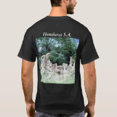 Ancient Mayan Ruins Copan Honduras Photo Design T-shirt (Achterkant)
