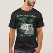 Ancient Mayan Ruins Copan Photo Ontworpen T-shirt (Voorkant)