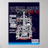 Ancient Mayan Space Astronaut Pakal Poster (Voorkant)