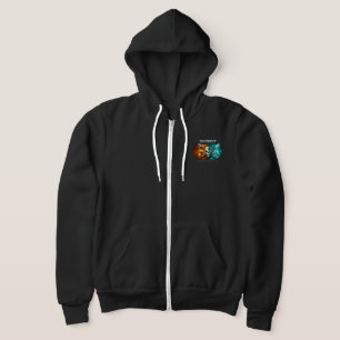 Ancient Meets Future Skull Sweatshirt   Cyberpunk 