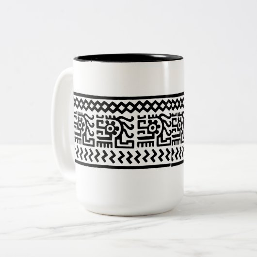 Ancient Mexicaans design - Mok (Voorkant links)