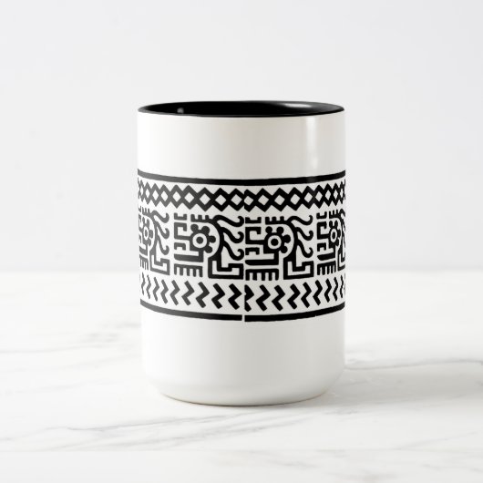 Ancient Mexicaans design - Mok (Center)