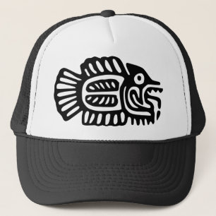 Ancient Mexican Fish Motif Pet