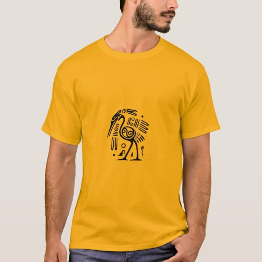 Ancient Mexican Motif T-shirt (Voorkant)