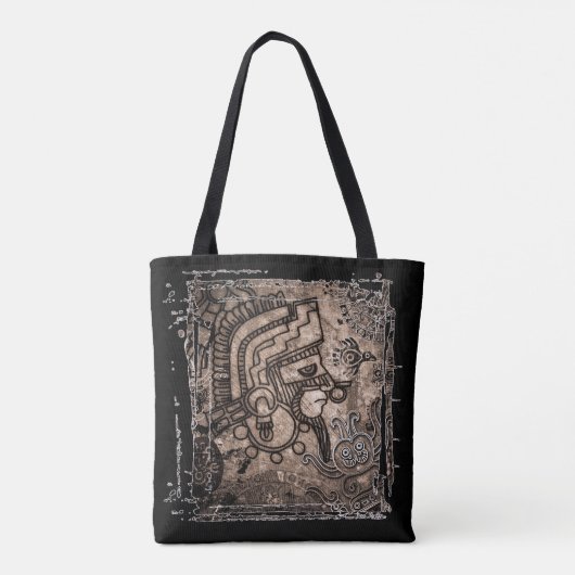 Ancient Mexico Canvas tas (Achterkant)