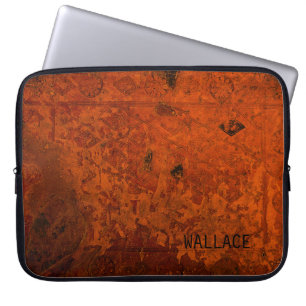 Ancient middeleeuws Hoesje van het leder Bond Book Laptop Sleeve