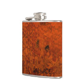 Ancient middeleeuws Hoesje van leder Heupfles (Links)