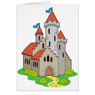 Ancient middeleeuws kasteel