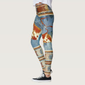 Ancient Minoan Crete Fresco Leggings (Links)