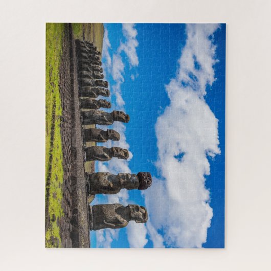 Ancient Moai Paaseiland Rapa Nui Legpuzzel (Verticaal)