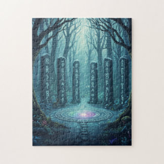 Ancient Mystical Runes Glowing Stone Puzzle - Celt Legpuzzel