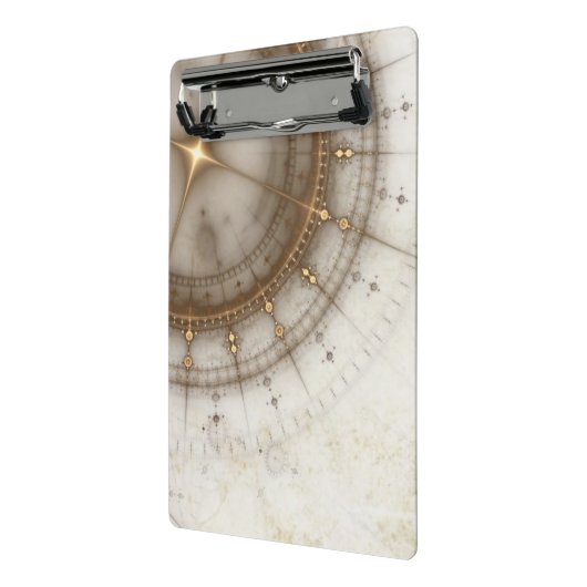 Ancient Nautical Chart, Grunge Mini Klembord (Angled2)