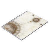 Ancient Nautical Chart, Grunge Notitieboek (Linkerzijde)