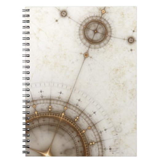 Ancient Nautical Chart, Grunge Notitieboek (Voorkant)