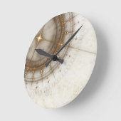 Ancient Nautical Chart, Grunge Ronde Klok (Hoek)