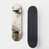 Ancient Nautical Chart, Grunge Skateboard (Voorkant)